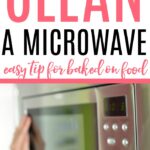 clean the microwave