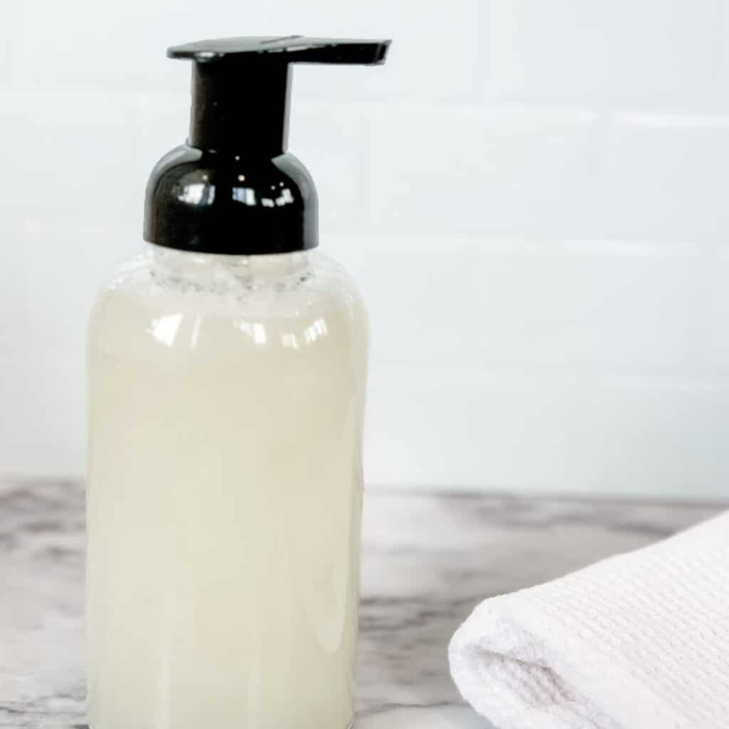 diy foaming hand soap