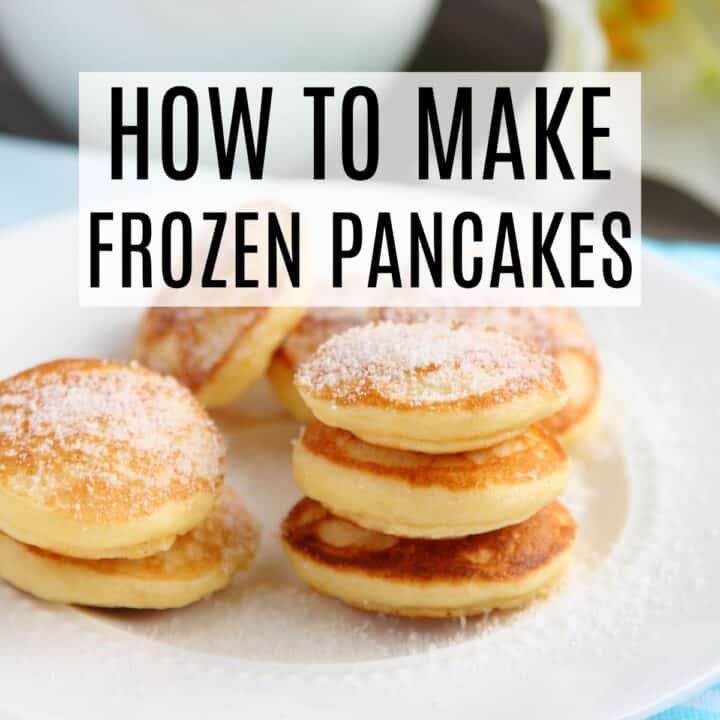 mini pancakes on a plate