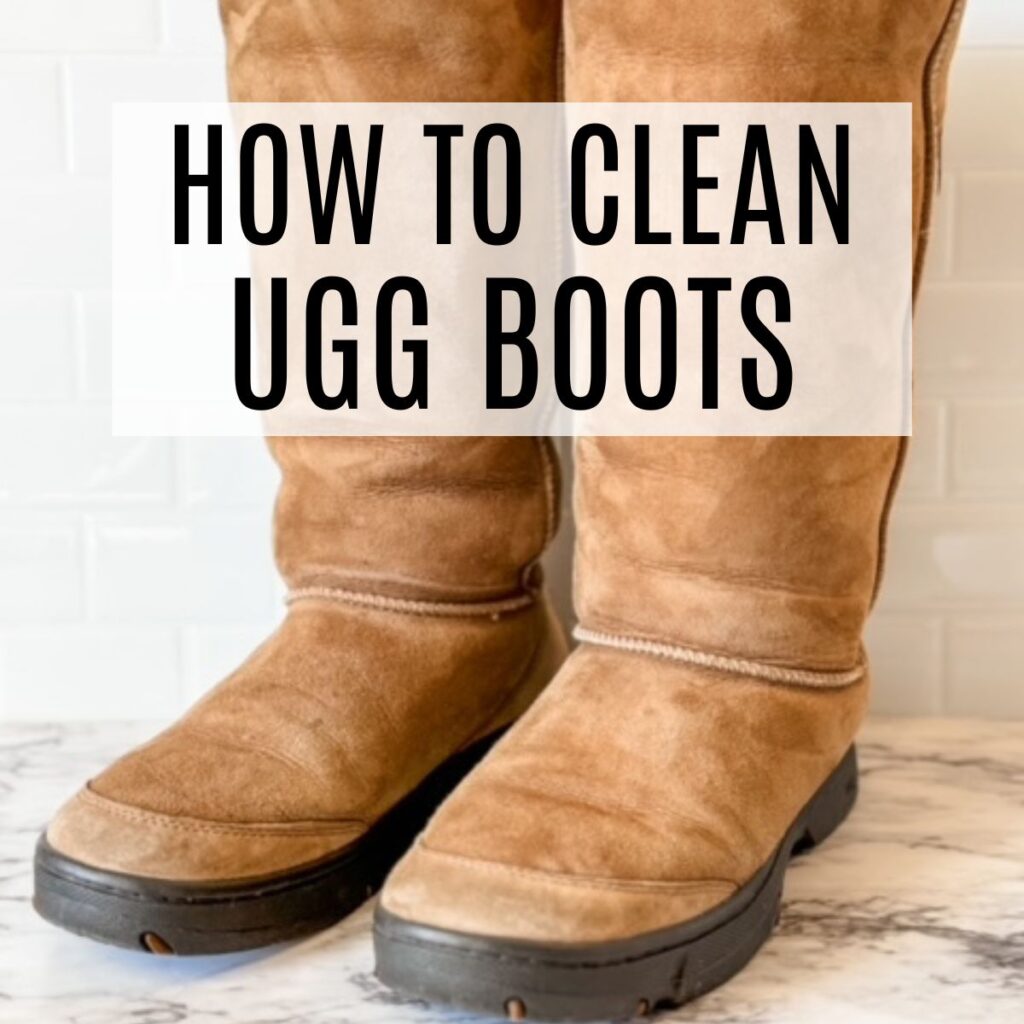 how to clean ugg boots