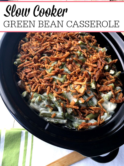 Slow Cooker Green Bean Casserole