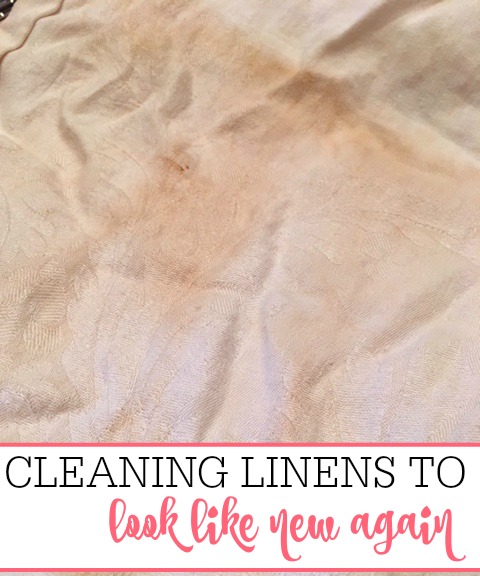 cleaning linens