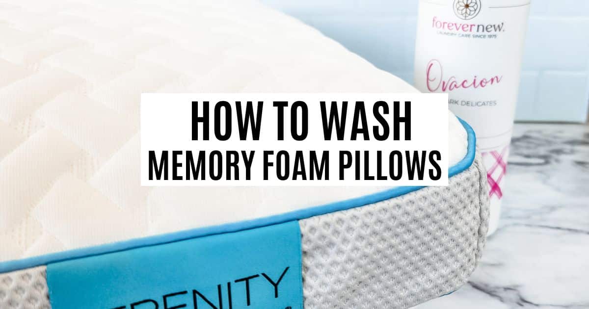 Can You Dry Memory Foam Pillows How To Wash Memory Foam Pillows - Frugally Blonde