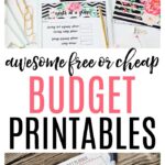 free budget printables