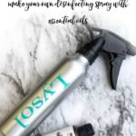 DIY disinfectant spray