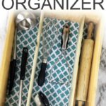 diy kitchen drawer organizer