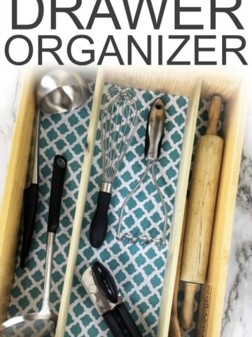 diy kitchen drawer organizer