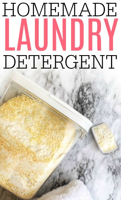 homemade laundry detergent