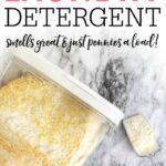 homemade laundry detergent recipe