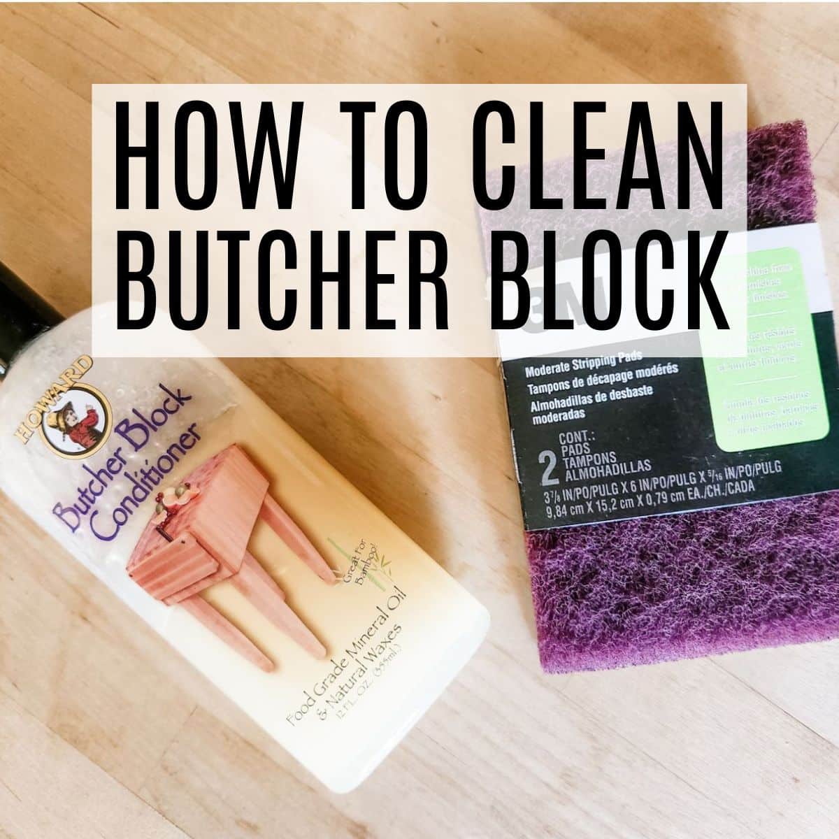 How To Clean Butcher Block Countertops - Frugally Blonde