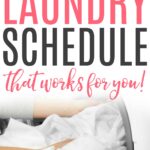 how to create a laundry schedule