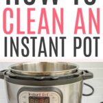 how to clean an instant pot