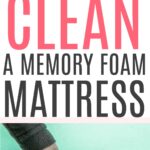 how to clean a memory foam mattress