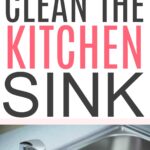 how to clean the kitchen sink