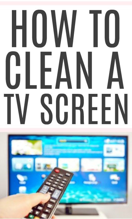 how to clean the tv screen