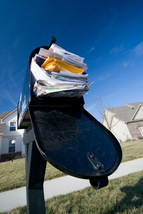 mailbox full of junk mail