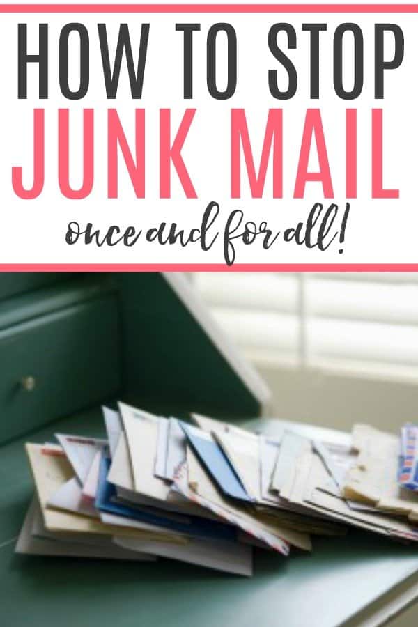 stop junk mail