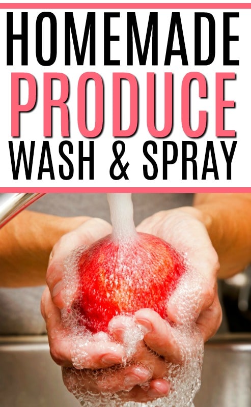 homemade produce spray