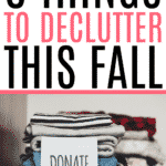 declutter for fall