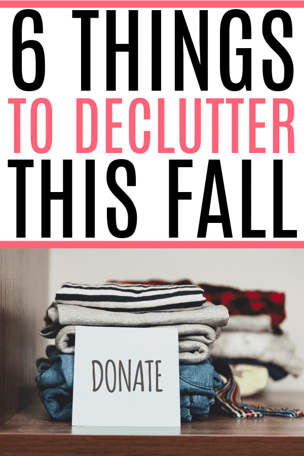 declutter this fall