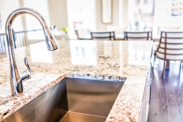 countertop in kitchen