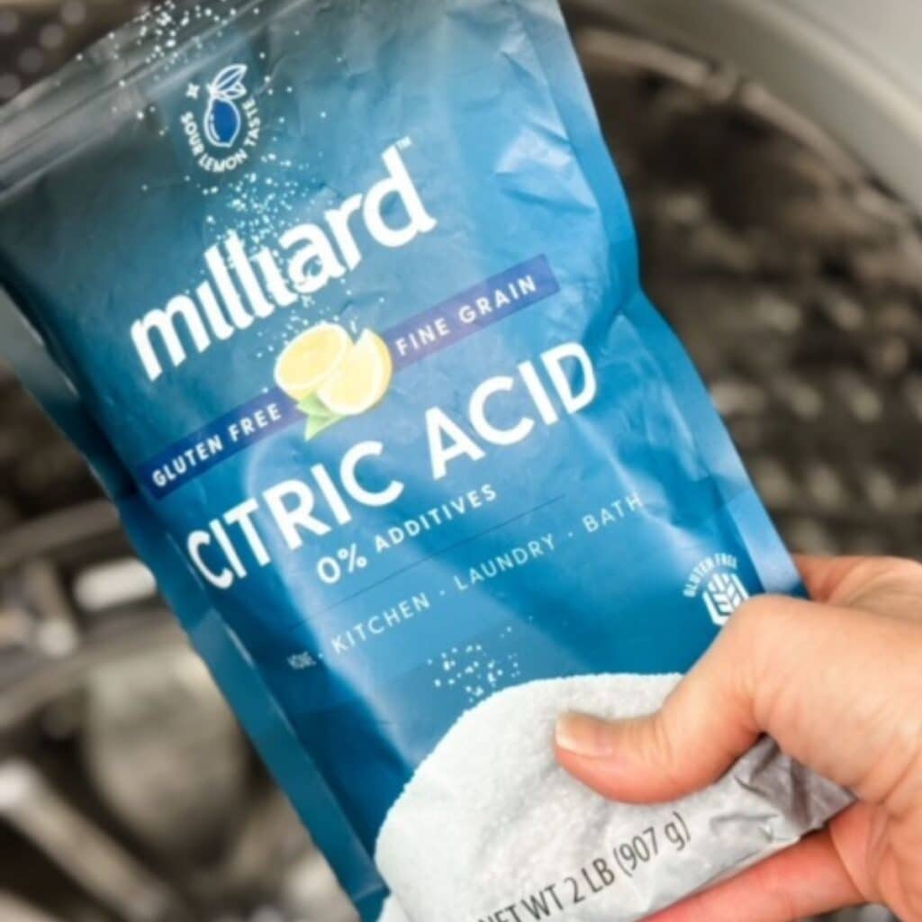 citric acid for washing machine