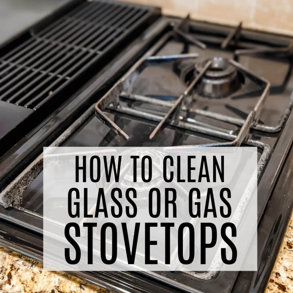 how to clean a stovetop