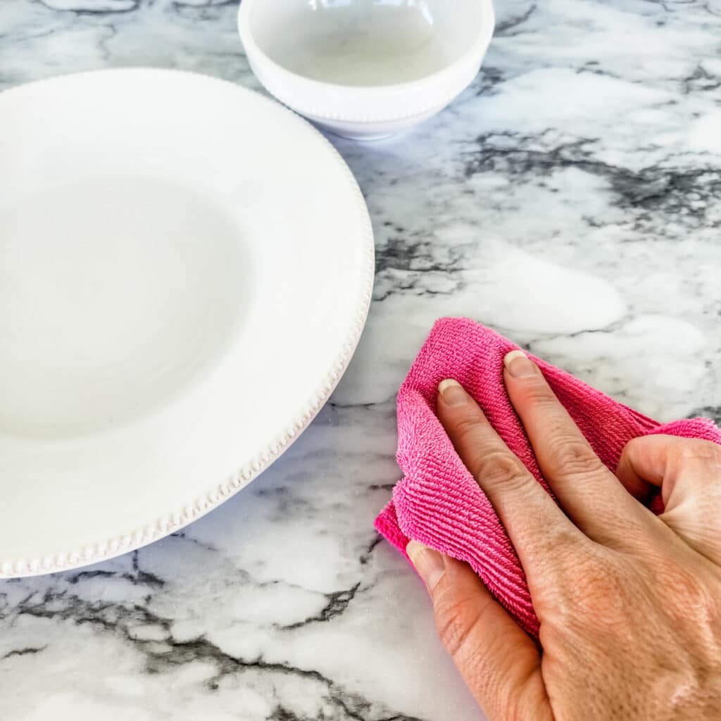 keep crumbs off countertop to prevent ants