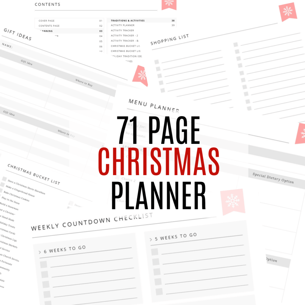 christmas planner