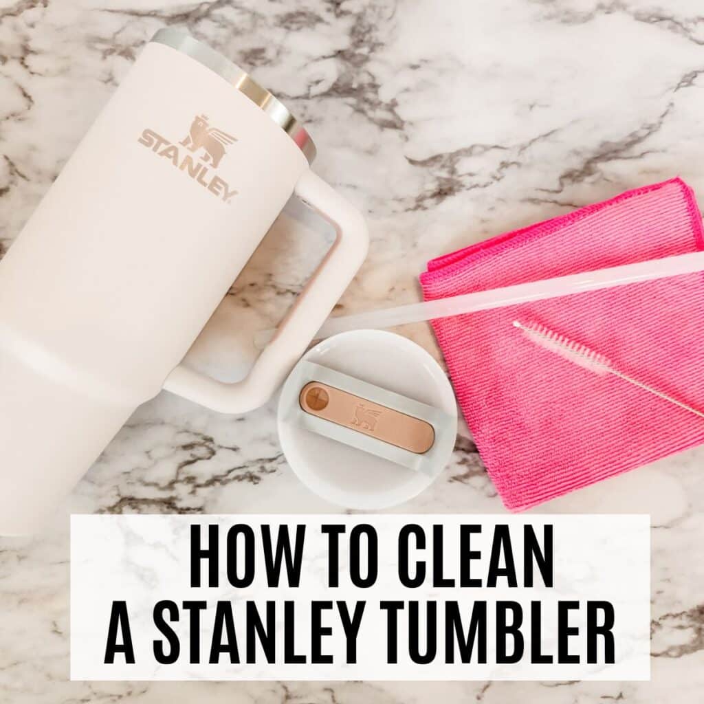 how to clean a stanley tumbler