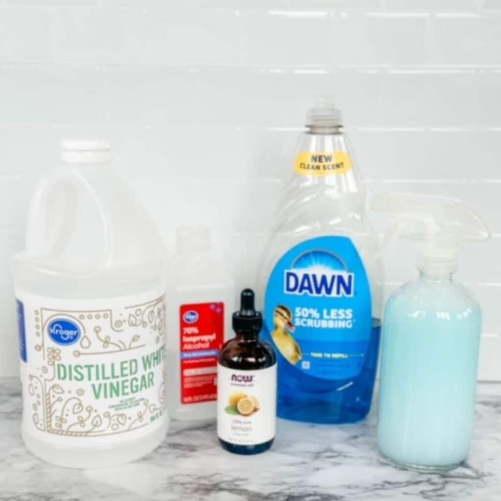 ingredients for DIY Shower Spray